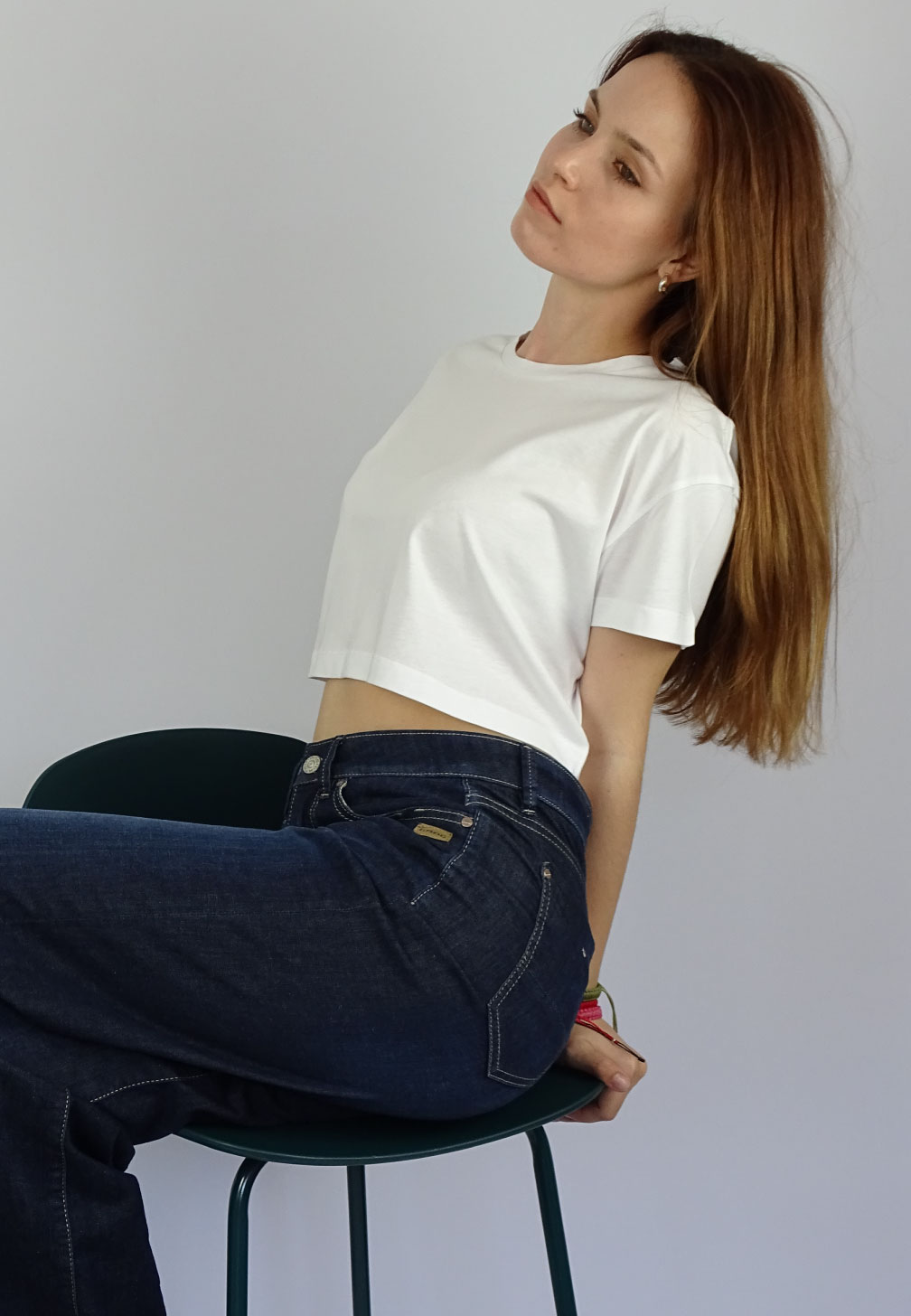 avakuk crop top in Weiss aus 100 % Baumwolle und fairer Herstellung in Portugal