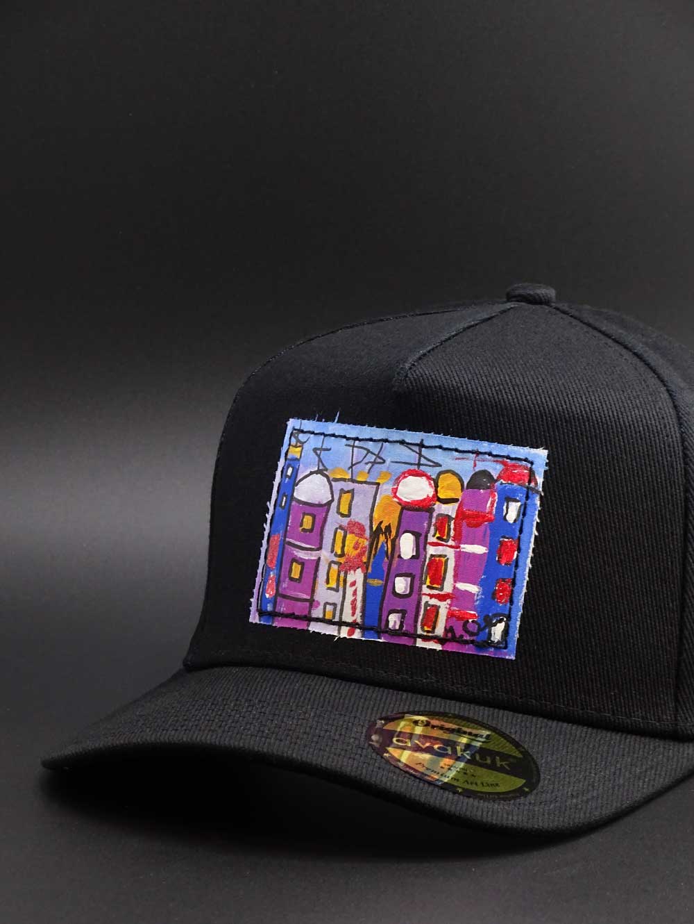 avakuk artline Cap modell 12 auf schwarzem hintergund